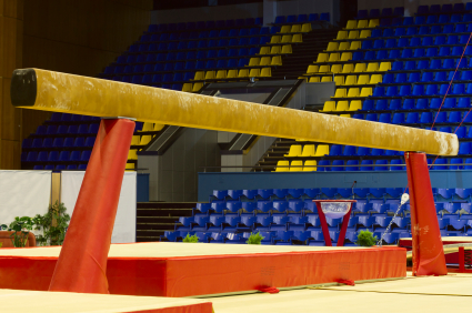 Gymnastic balance beam